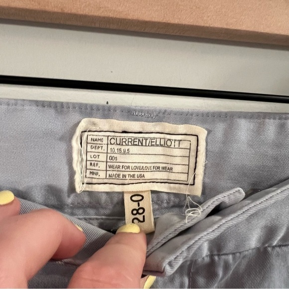 Women’s Current Elliot light blue career style khaki slacks pants size 28 - Picture 4 of 6